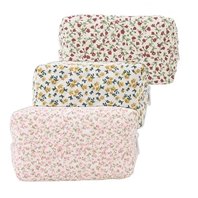 Косметички Unique Bargains, 3 шт., жёлтые