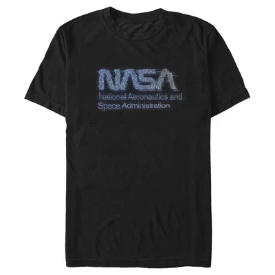 Мужская футболка NASA, черная