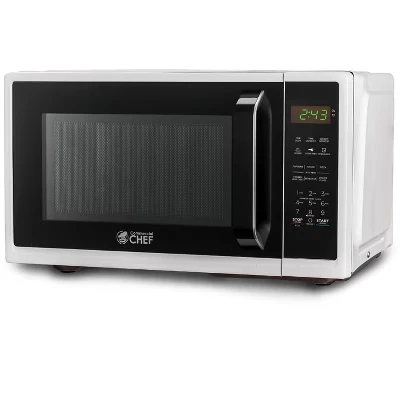КОММЕРЧЕСКАЯ микроволновая печь CHEF Countertop 0,9 кубических фута мощностью 900 Вт белого цвета