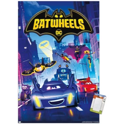 DC Comics TV Batwheels - Ключевые художественные принты настенных плакатов без рамы