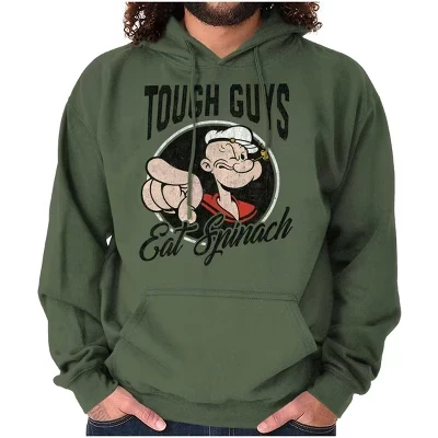 Мужское худи Brisco Brands Popeye Tough Guys, зеленое