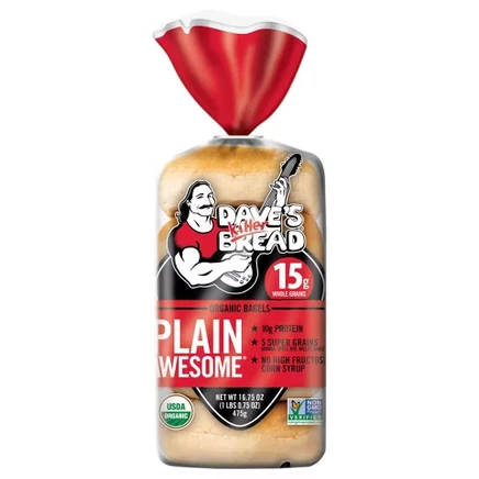 Бублики Dave's Killer Bread Plain Awesome, органические
