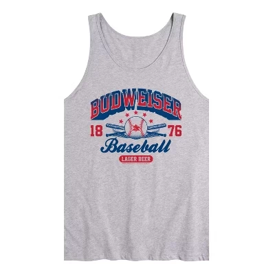 Мужская бейсбольная майка с графическим рисунком athletic heather