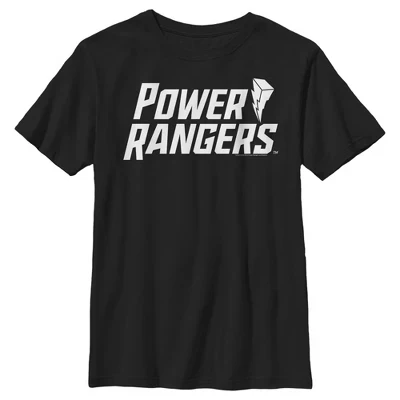 Футболка для мальчиков Power Rangers «Молния», черная