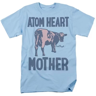 Мужская футболка Pink Floyd «Atom Heart Mother», голубая