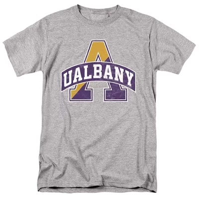 Мужская футболка NCAA Albany, светло-серая