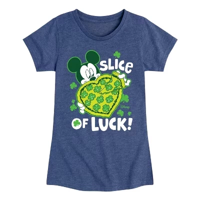 Приталенная футболка с коротким рукавом и рисунком Slice Of Luck