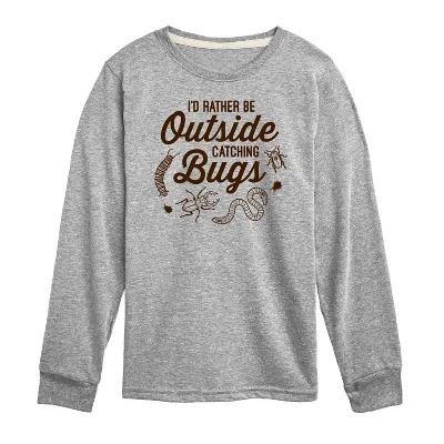 Футболка Athletic heather с длинным рукавом и рисунком 