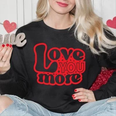 Унисекс свитшот Simply Sage Market Love You More, темно-синий