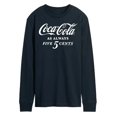 Мужская футболка Coca-Cola Five Cents, синяя
