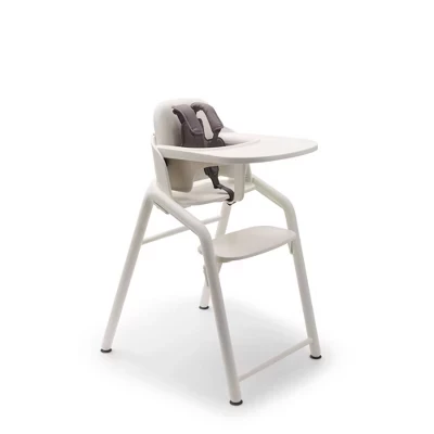 Детский регулируемый стульчик Bugaboo Giraffe из бука, белый