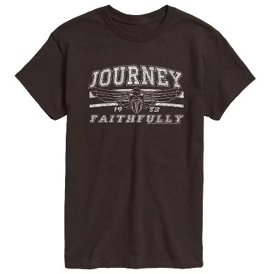 Мужская футболка с графическим рисунком Faithfully с коротким рукавом коричневого цвета