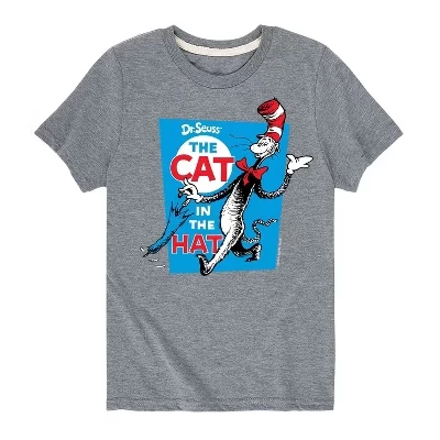 Футболка для мальчиков Dr. Seuss Cat in the Hat, серая
