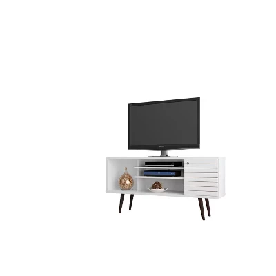 ТВ-тумба Manhattan Comfort Liberty 135 см, до 50″, белая