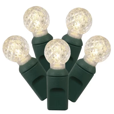 Гирлянда Vickerman G12 Berry LED, зеленый провод