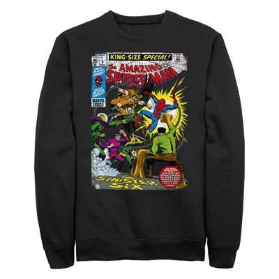 Мужская толстовка с комиксами Marvel: Sinister Six черного цвета
