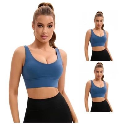 Женские спортивные топы INSPIRE CHIC, 3 шт., синие