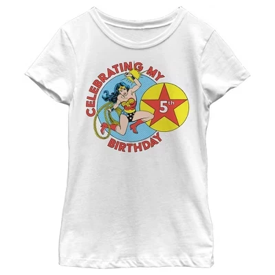 Футболка для девочек Wonder Woman DC Comics, белая