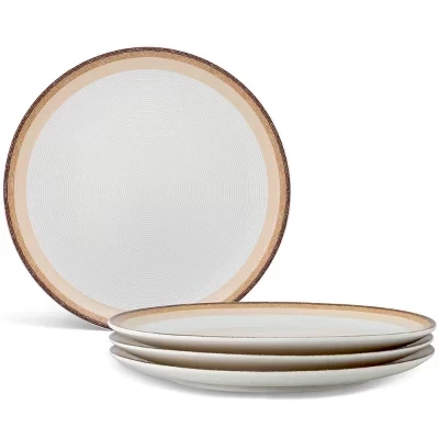 Набор обедных тарелок Noritake Colorscapes Layers, 4 шт, разноцветные