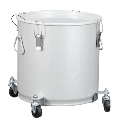 Ёмкость для отработанного масла CuisinSmart 30 л с крышкой, белая