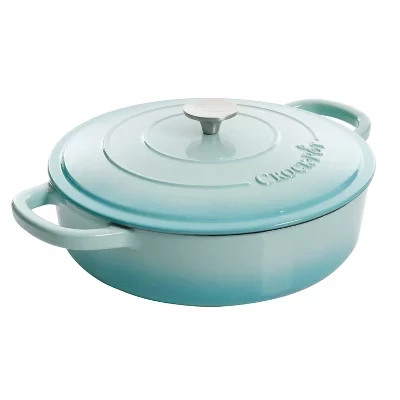 Жаровня Crock-Pot Artisan эмалированная чугунная 4,7 л, бирюзовая