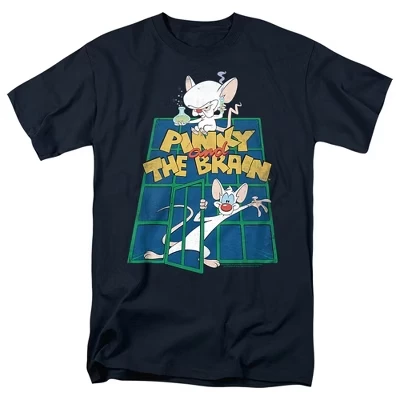 Мужская футболка Pinky and the Brain Ol Standard, голубая