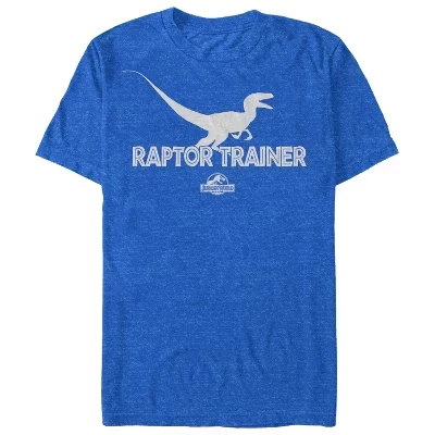 Мужская футболка Jurassic World Raptor Trainer, синяя
