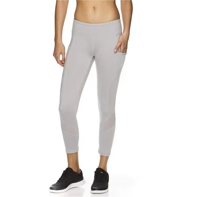 Женские капри Reebok Aspire компрессионные, серые