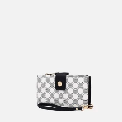 Женский кошелек-клатч MKF Collection Solene с ремешком, черный