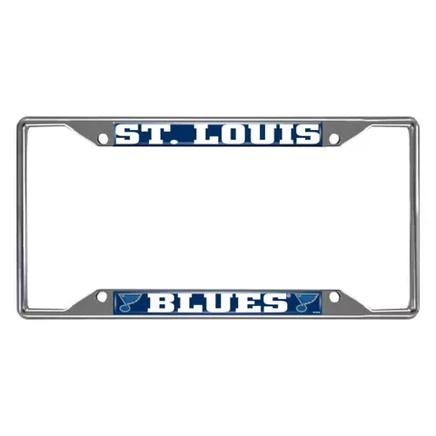 Рамка номерного знака St. Louis Blues из нержавеющей стали