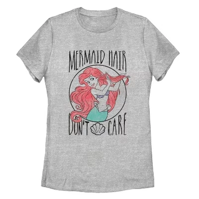 Женская футболка Ariel Hair Don't Care athletic heather