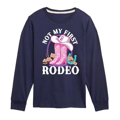 Футболка для мальчиков Barbie Not My First Rodeo, синяя
