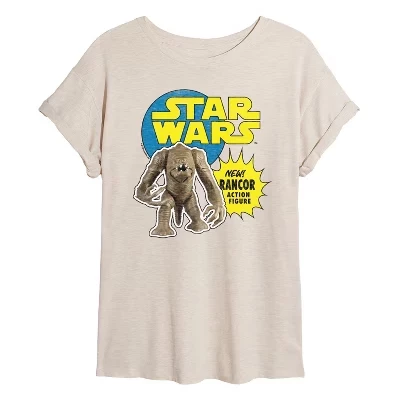 Женская футболка с объемной графической фигуркой Rancor Action Figure birch