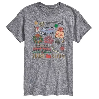 Мужская футболка с коротким рукавом и графическим рисунком Ha Icon Grid athletic heather
