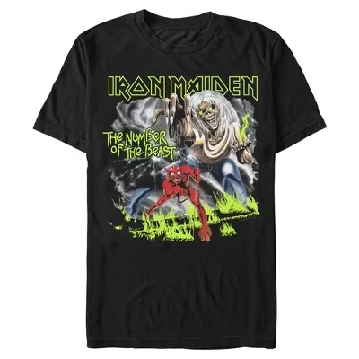 Мужская футболка Number of the Beast черного цвета