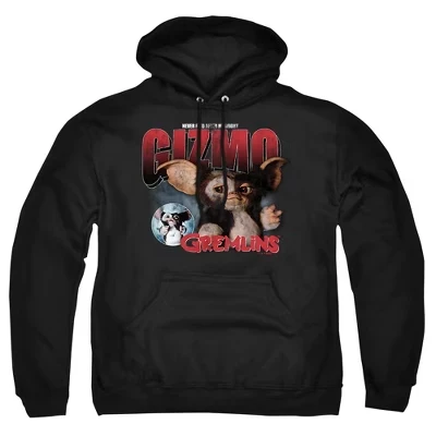 Мужская рождественская толстовка с капюшоном Gizmo Distressed Christmas, черная