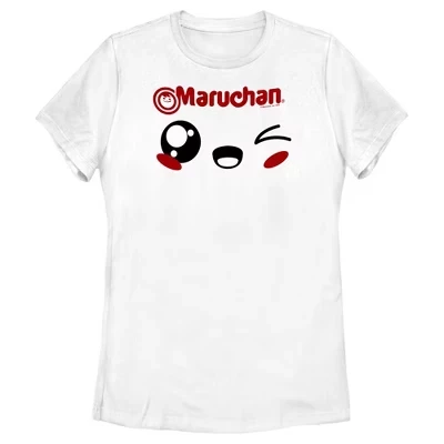 Женская футболка Maruchan Winky Face, белая