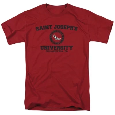 Мужская футболка NCAA Saint Joseph's, кардинальная