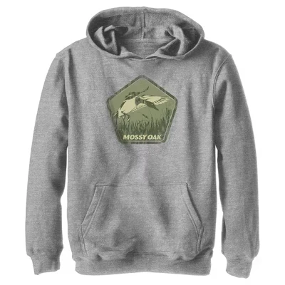 Худи для мальчиков Mossy Oak Mallard Badge, серое