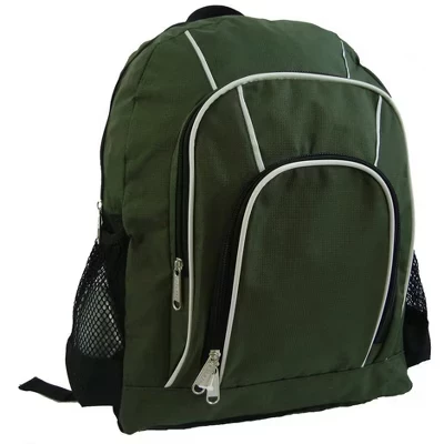 Детский рюкзак K-Cliffs 16″ с боковыми сетками, зеленый