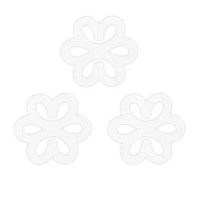 Клипсы Allegra K для бретелей, 3 шт., прозрачные