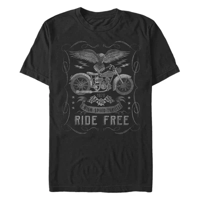 Мужская футболка Lost Gods High Speed Thrills Ride Free черного цвета