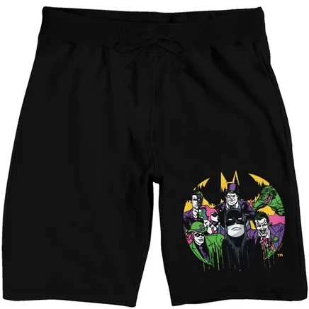 Мужские пижамные шорты Batman, черные