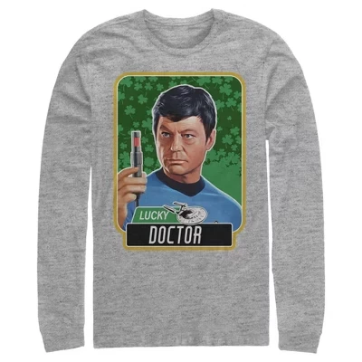 Мужской лонгслив Star Trek Doctor McCoy, серый