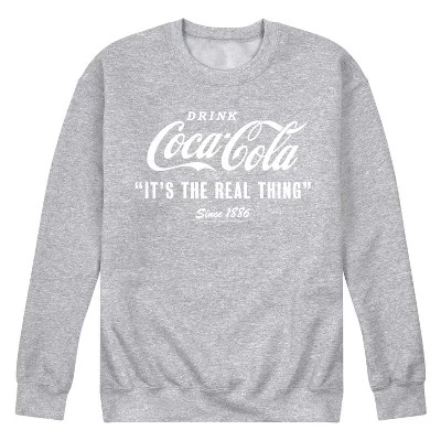 Мужская флисовая толстовка It's The Real Thing с графическим рисунком athletic heather