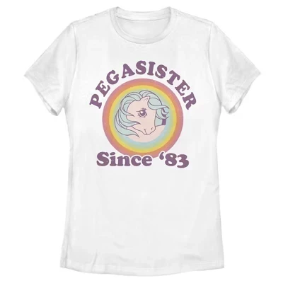 Женская футболка Pegasister в стиле ретро с 1983 года, белая
