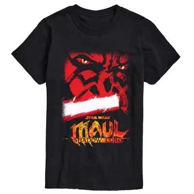 Мужская футболка Star Wars Maul Shadow Lord, черная