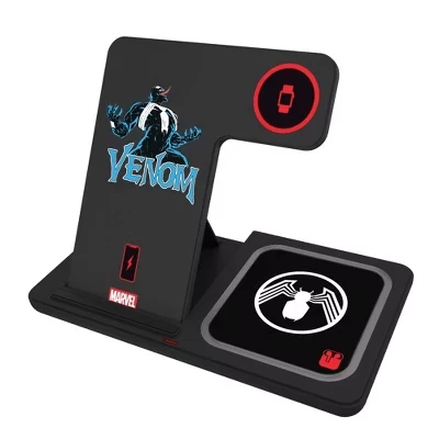 Зарядная станция Keyscaper Marvel Spider-Man 3 в 1, 15 Вт, Venom