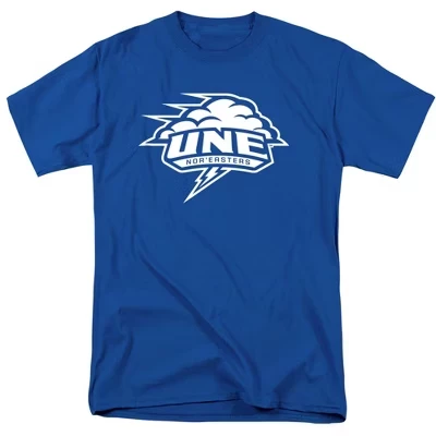 Мужская футболка NCAA University of New England, синяя