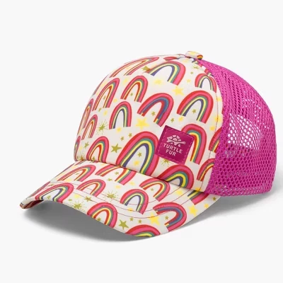 Бейсболка Kids Quest Adjustable Trucker Hat - Бейсболка из мягкой сетки сзади розового цвета